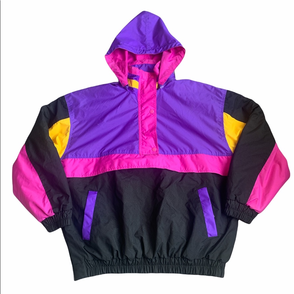 Otello Pelle Vintage 1990s Pull Over Ski Jacket M